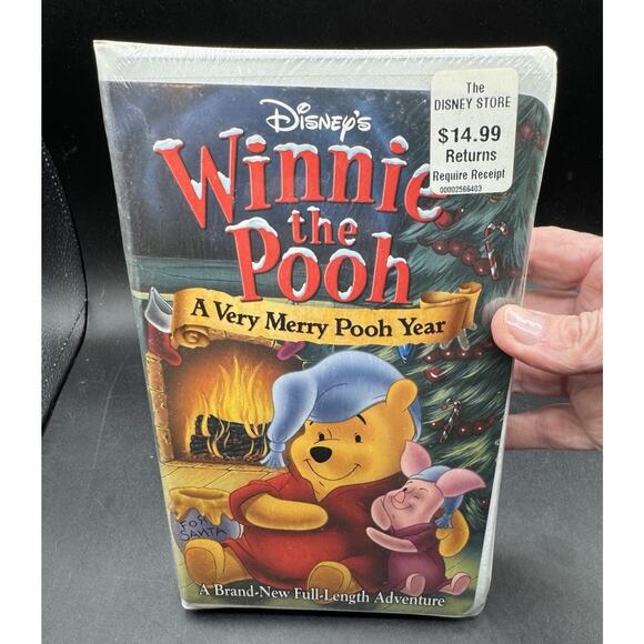 Winnie the Pooh - A Very Merry Pooh Year (VHS, 2002) Brand New Sealed!